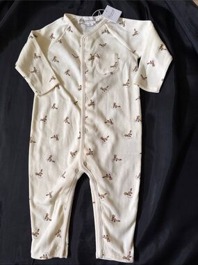 NWT BONPOINT Georget Unisex Onesie Size 6 Months